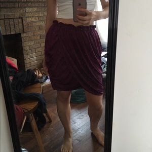 Purple tulip skirt