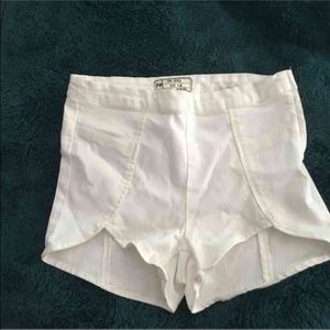 Free people white shorts