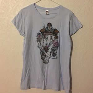 TeeFury baby blue tee