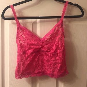 Lace crop top!