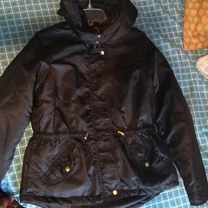 Dark blue puffy Coat