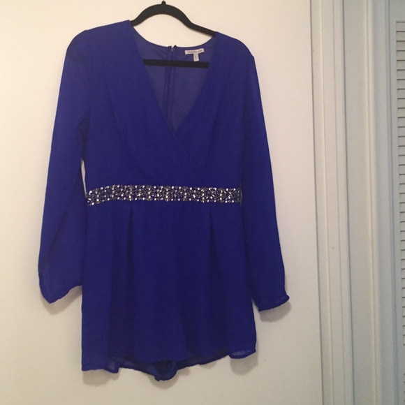 New with tags Blue Romper