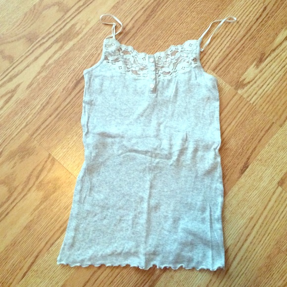Lace grey camisole - Picture 1 of 1