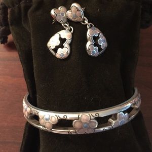 Brighton bracelet and earrings set