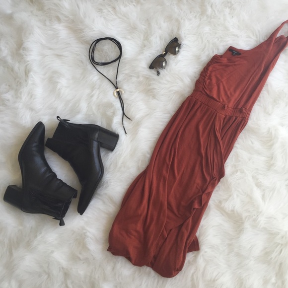 Rustic orange FE dress
