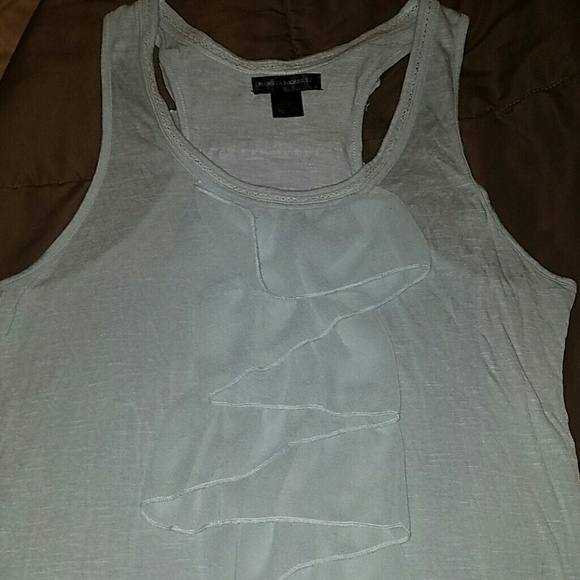 Isabella Rodriguez Racerback Ruffle Tank Large - Picture 2 of 3