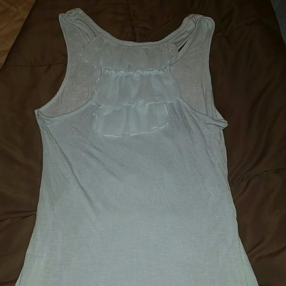 Isabella Rodriguez Racerback Ruffle Tank Large - Picture 3 of 3