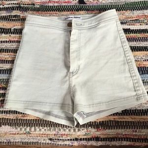 American Apparel High Rise Easy Jean Shorts S