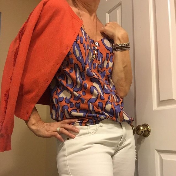 Cabi Spring 16 isla cami in tiger lily