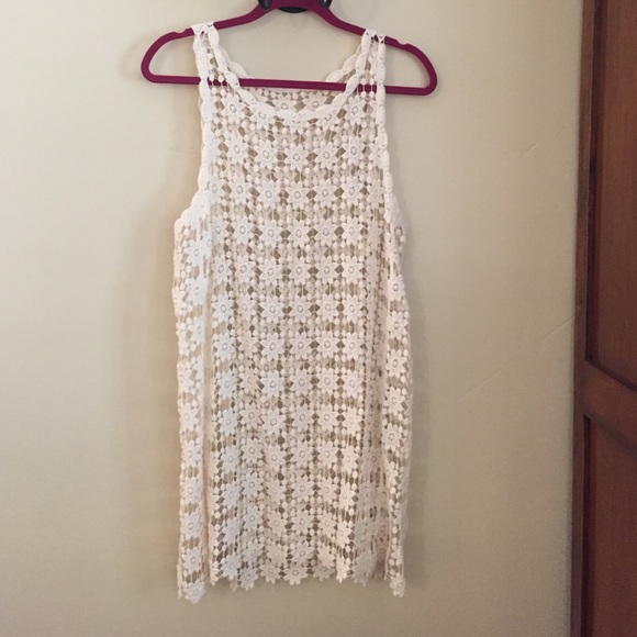 Forever 21 Crocheted Beach Cover Up