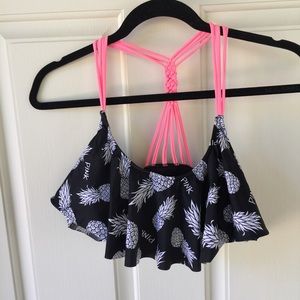 VS PINK Flowy Bikini Top
