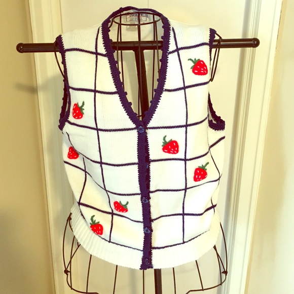 Vintage amazing ugly sweater vest