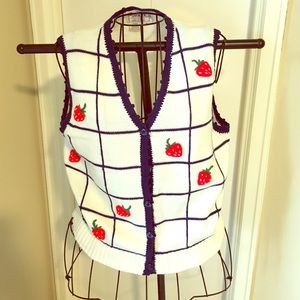 Vintage amazing ugly sweater vest