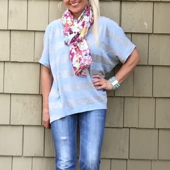 Cabi Spring 16 Sky stripe tee