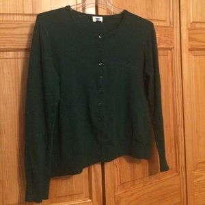❌SOLD❌Old Navy Crew Cardigan in Emerald Isle