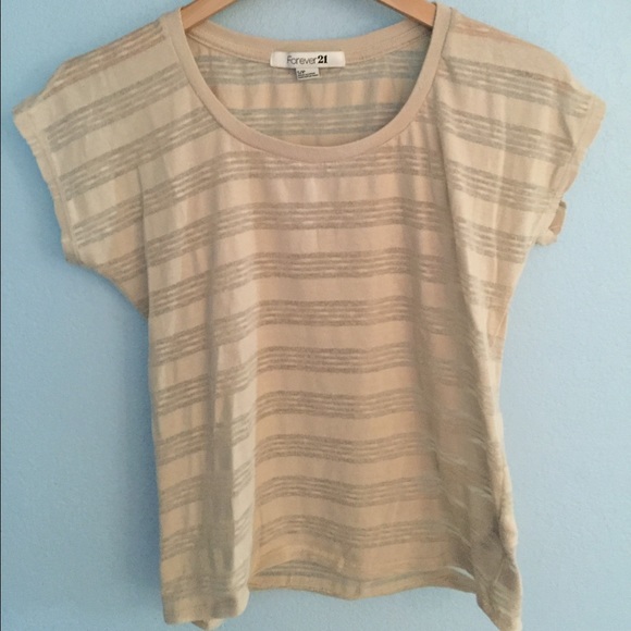 simple beige top
