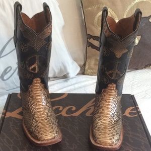Lucchese Resistol Ranch Leather Cowgirl boots