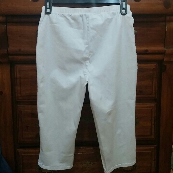 💀White Capris sz XL - Picture 2 of 3