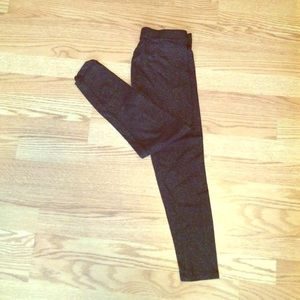 Silver flecked black leggings