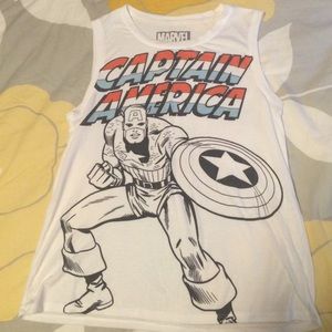 ❌SOLD❌Marvel Captain America Tank Top