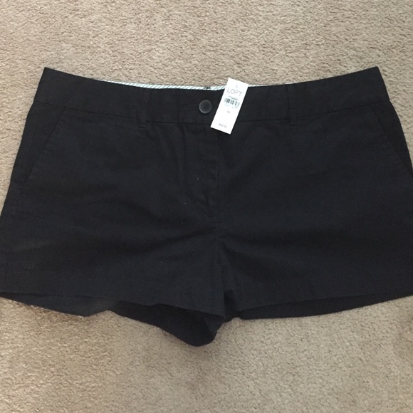 Ann Taylor Loft black shorts