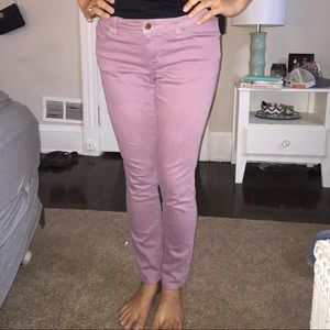 Size 10 purple skinny jeans from Target!!