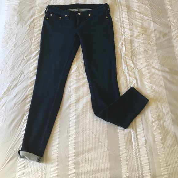 True Religion Navy Blue Skinny Jean