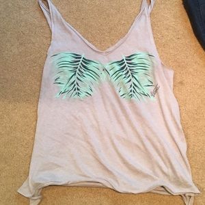 Vans palm leaf tank top
