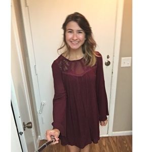 Mini Dress with Belle Sleeves