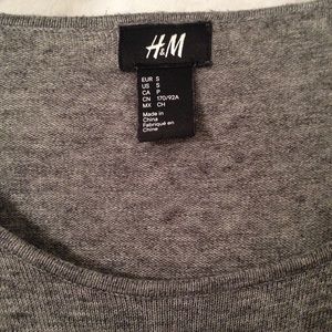 Heather Gray H&M Long Sleeve