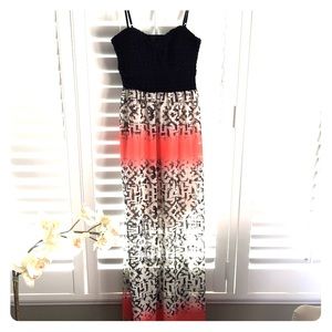 Modern tribal print maxi