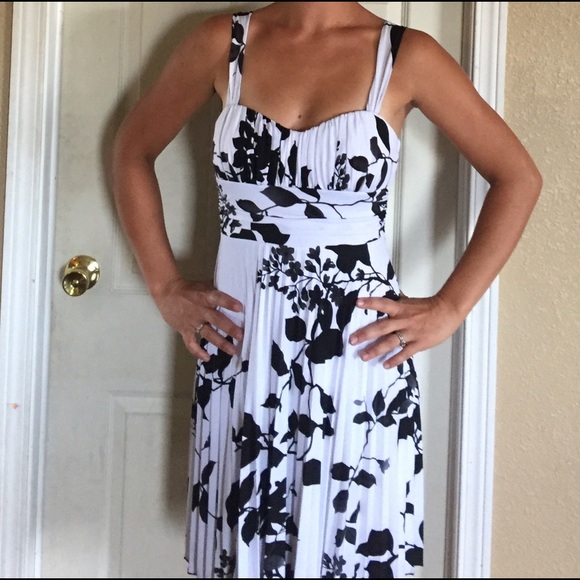 Black and white dress