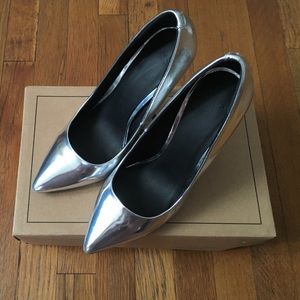 ASOS Silver Heels