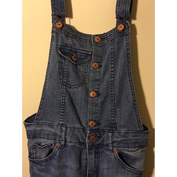 Denim overalls