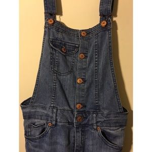 Denim overalls