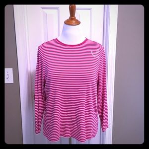 🔥$5 BOGO  - scoop neck nautical stripe tee.