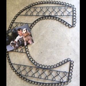 Scrolled iron letters C A & R buy all or one.