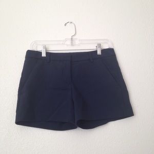 Zara navy blue shorts with pockets