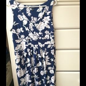 *SALE* Lands End Blue floral dress