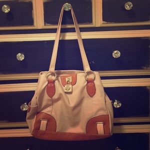 •rosetti•brand•brown•&•beige•shoulder•bag•