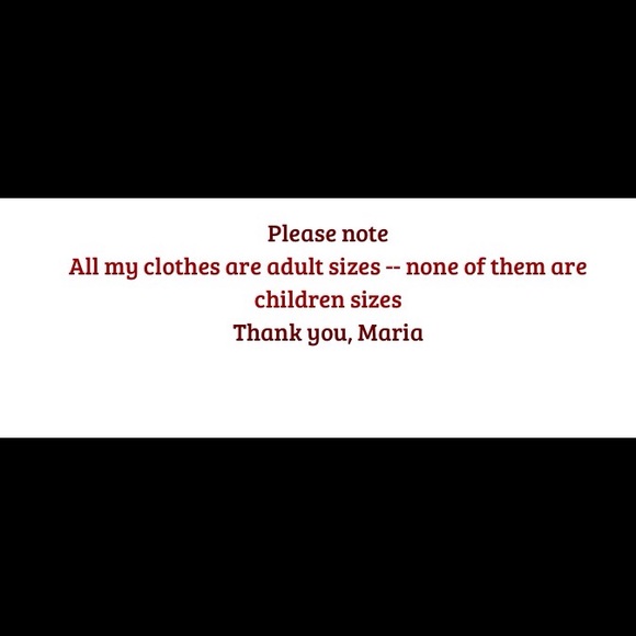 My closet contains only women's clothing