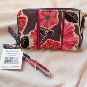 Vera Bradley Zip-Around Wristlet