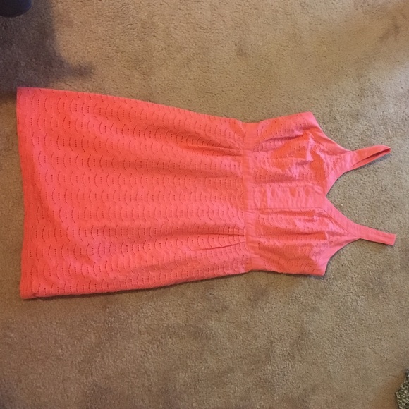 Melon colored dress from Old Navy