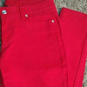 Red Rue 21 Skinny Jeans