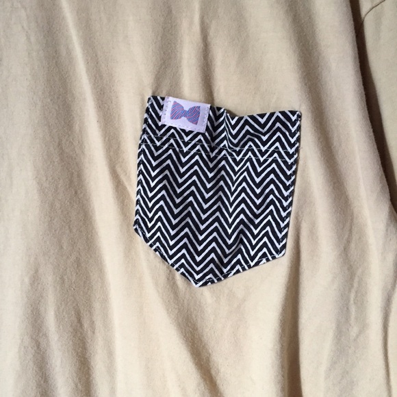 Patterned Pocket Tee - Picture 2 of 3