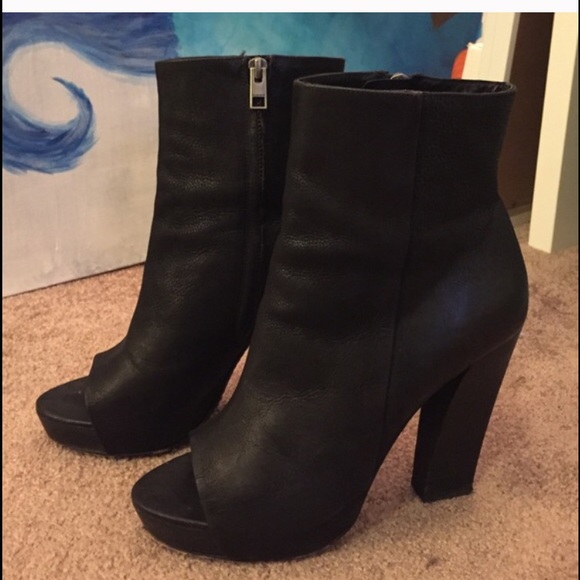 All Saints Black Booties