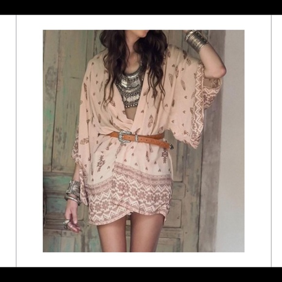 Boho Style Chiffon Kimono
