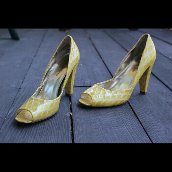 Yellow peep toe - Picture 3 of 4