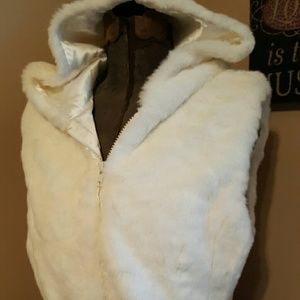 Faux fur vest