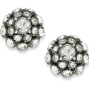 Kate Spade Putting On The Ritz Silver Earrings